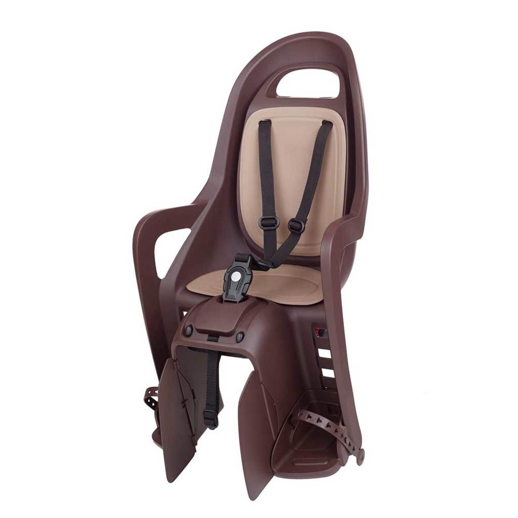 Achterzitje Polisport Groovy Maxi - Dragerbevestiging Dark Brown/Brown Achterzitje Polisport Groovy Maxi - Dragerbevestiging Dark Brown/Brown